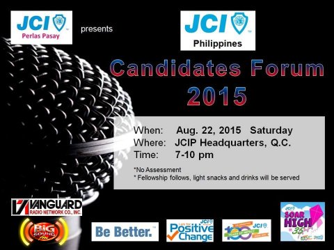 JCI Philippines Candidates Forum 2015